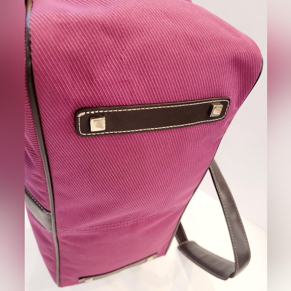 Nine & Co. Purple and Black Duffel Bag NWOT - Picture 6 of 10